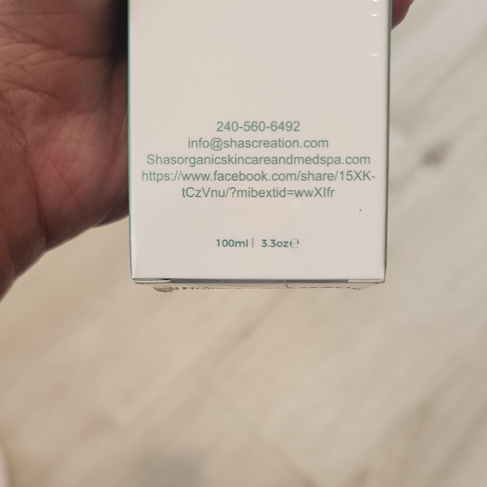Sha's Organic Facial Cleanser Deep Pore Cleanser To Clarify And Balance Complexi - Picture 5 of 9